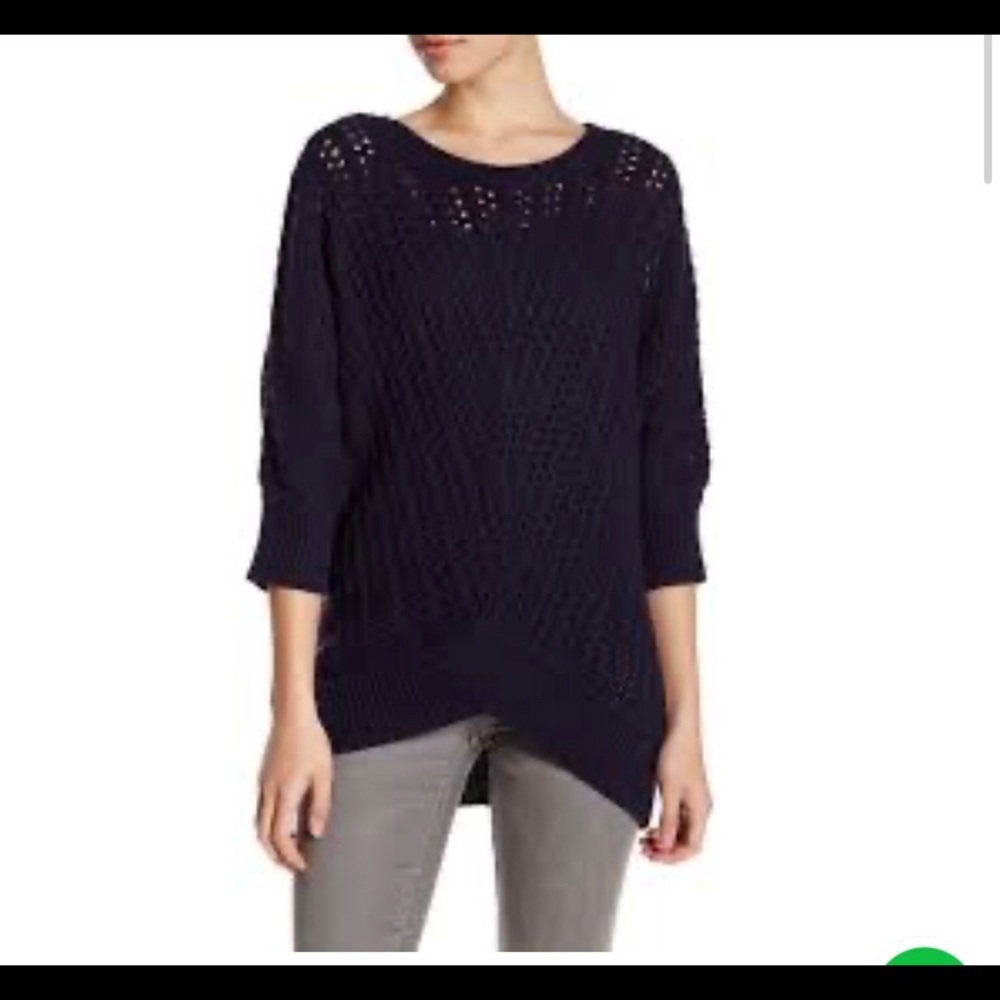 cupcakes and cashmere NWT knit sweater/navy. - Picture 1 of 1